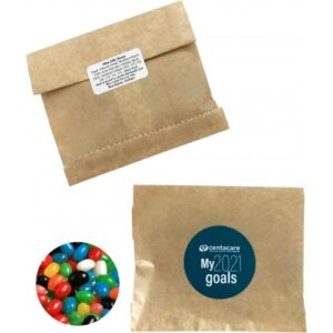 Kraft Paper Bag with Mini Jelly Beans 50g